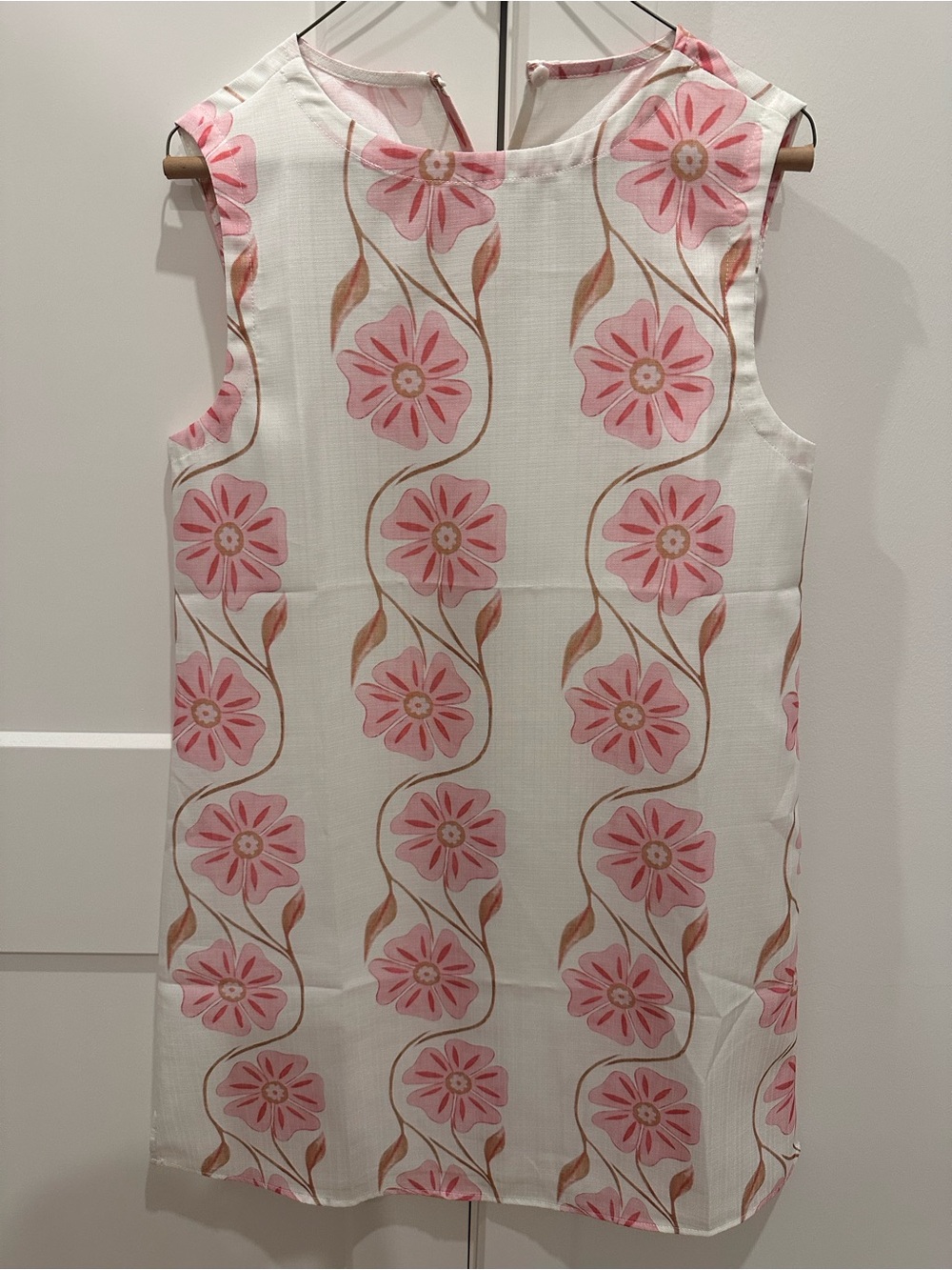 Commense Pink Floral Shift Dress